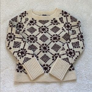 AMERICAN EAGLE HAND KNIT WOOL SWEATER
